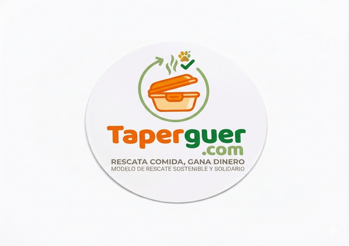 Pack de 50 pegatinas de vinilo Taperguer con logo oficial, resistentes para decorar táperes y botellas