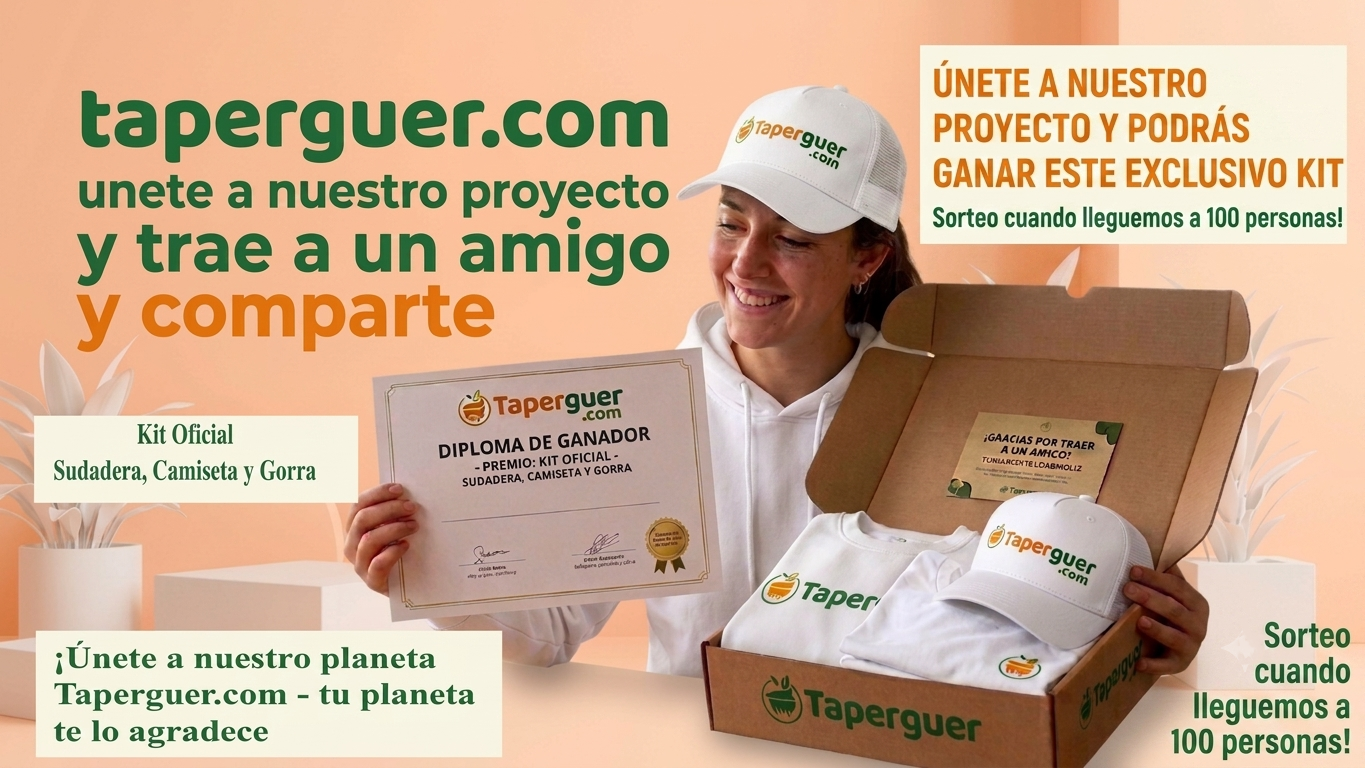 Chica joven sosteniendo un diploma y una caja de kit oficial de Taperguer para un sorteo.